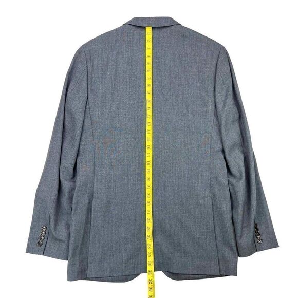 J. CREW Ludlow Traveler Men's Tollegno 1900 Wool Blazer Gray Size 40L Jacket - Picture 14 of 14